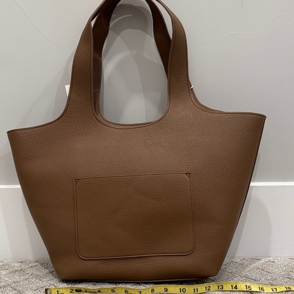 Shiraleah Chocolate Brown Tote - Picture 4 of 6